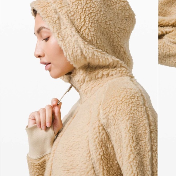 Lululemon Sherpa half zip Hoodie vintage team Canada 2010 - Picture 3 of 12